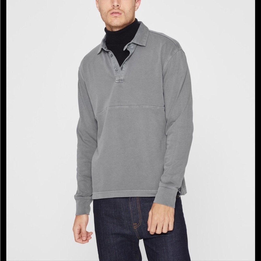 Club Monaco Washed Rugby Shirt